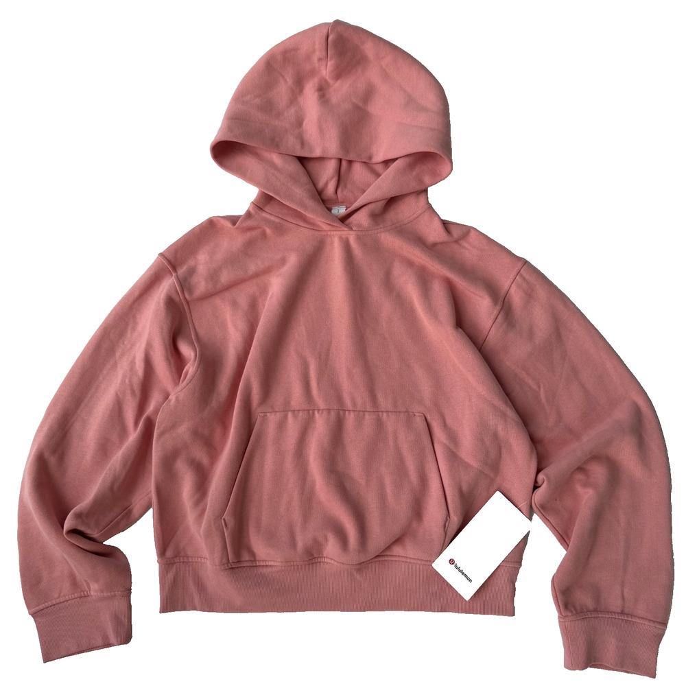 Lululemon W Steady State Oversized Hoodie Women's Size Small Tea Rose Pullover